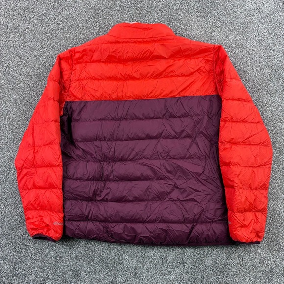 Eddie Bauer Puffer Jacket Women XL Tall Stratuslite Goose Down EB650 Snap T Mock - Picture 4 of 5
